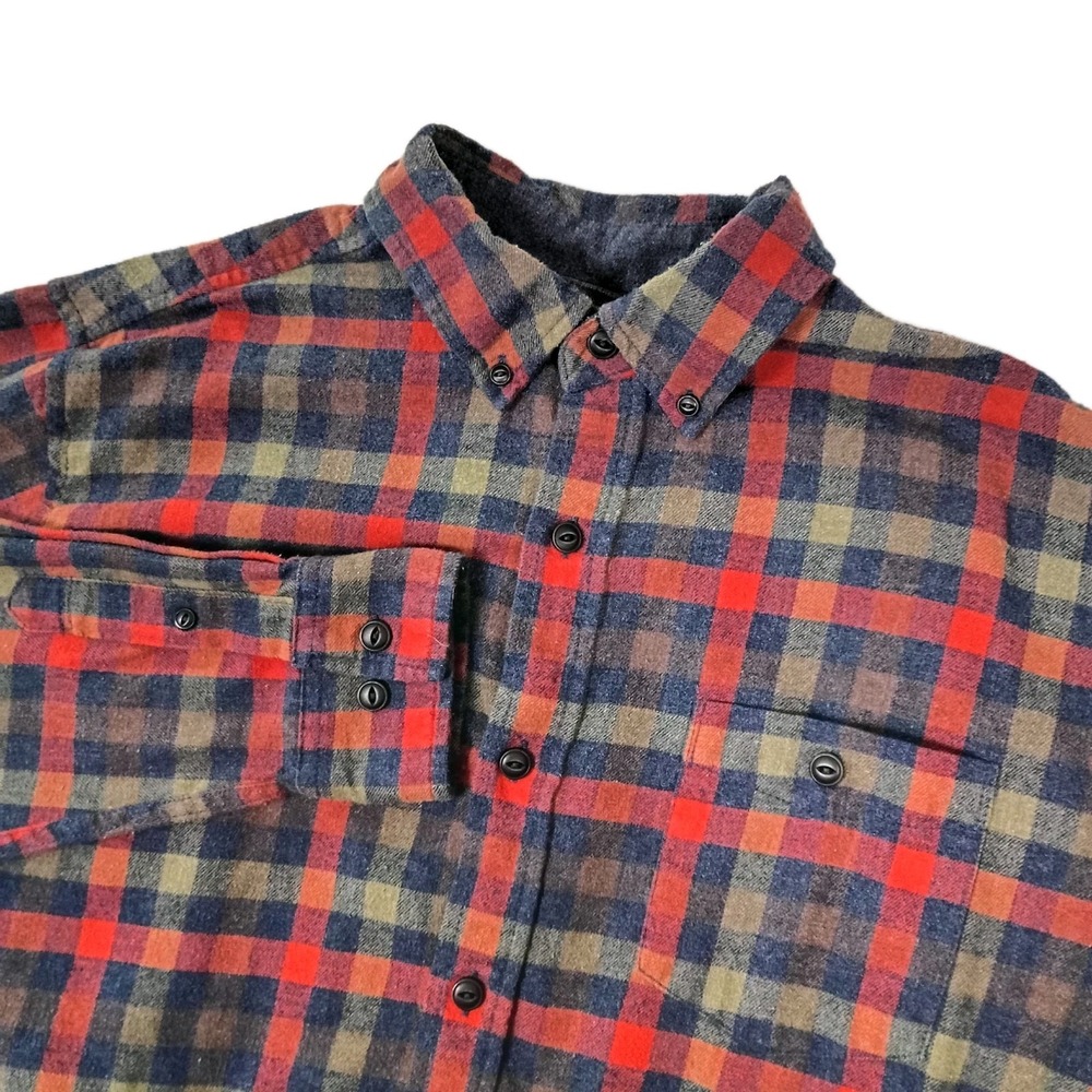 Weatherproof Shirt Men's Medium Multicolor ‎ Plaid Button Up Long Sleeve Cotton